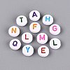 Opaque Acrylic Enamel Beads SACR-Q001-15B-2