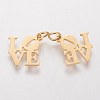 PVD Vacuum Plating 304 Stainless Steel Pendants LS-STAS-Q201-T460G-1
