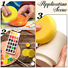 24Pcs Sponge Ink Print Pads AJEW-SP0002-92-6