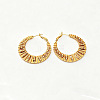 Brass Hoop Earrings for Women WG4C465-01-3