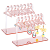   2 Sets Acrylic Earring Display Stands EDIS-PH0001-91-WH-1