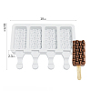 Food Grade DIY Rectangle Ice-cream Silicone Molds DIY-D062-05B-7