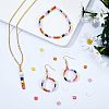  6 Colors 2-Hole Glass Seed Beads SEED-NB0001-26-5