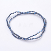 1 Strand Electroplate Glass Beads Strands X-EGLA-J026-3mm-F09-2