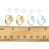 12Pcs 2 Colors Brass Clip-on Earring Converters Findings KK-FS0001-30-5