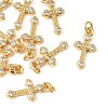 SHEGRACE Brass Micro Pave Clear Cubic Zirconia Pendants XGRQ2O081-451G-1