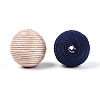 Handmade Waxed Cord Covered Beads M-CR001Y-3