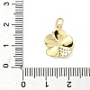 Brass Micro Pave Cubic Zirconia Pendants KK-S338-08G-3