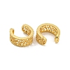 Rack Plating Brass Cuff Earrings EJEW-C102-06G-2