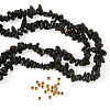 1 Strand Natural Obsidian Chip Beads Strands G-TAD0001-04-2
