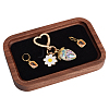 Walnut with Velvet Jewelry Plates for Necklace ODIS-WH0038-184A-02-1