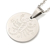 Non-Tarnish Constellation Pendant Necklaces LS-NJEW-S422-04P-08-2
