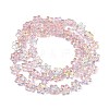 Electroplate Glass Beads Strands EGLA-P069-02A-AB05-2