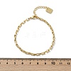 Brass Box Chain Bracelets BJEW-H537-03G-5