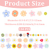 3 Sets 150Pcs Opaque Resin Cabochons CRES-CP0001-10-2