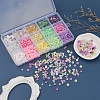 15 Style Handmade Polymer Clay Beads CLAY-YW0001-35-5