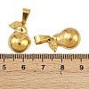 304 Stainless Steel Pendant Rhinestone Settings STAS-B167-25G-3