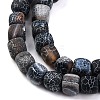 Natural Weathered Agate Beads Strands G-G177-E19-04-4