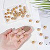 40Pcs Brass Rhinestone Beads RB-UN0001-21-4
