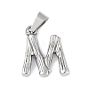 Non-Tarnish 304 Stainless Steel Pendants STAS-F235-01P-M-1