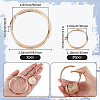 Iron Keychain Clasps FIND-SP0003-72G-2
