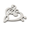 Non-Tarnish 304 Stainless Steel Pendants STAS-K253-06P-2