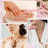 6Pcs 6 Styles Brass Micro Pave Clear Cubic Zirconia Screw Carabiner Lock Charms KK-ME0004-07-5