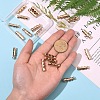 20Pcs Alloy Spring Cord Locks FIND-YW0007-72-5