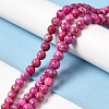 Natural Dyed White Jade Beads Strands G-M402-C03-01-2