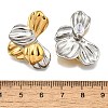 304 Stainless Steel Two-tone Stud Earrings for Women EJEW-R023-01GP-07-5