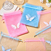 20Pcs 2 Colors Organza Drawstring Bags OP-TA0001-10-5