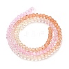 Transparent Painted Glass Beads Strands X1-DGLA-A034-T4mm-A20-5