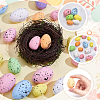 30Pcs 3 Styles Foam Simulated Pigeon Eggs DIY-SP0007-59-5