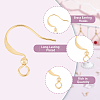 150Pcs Brass Earring Hooks KK-DC0002-43-4