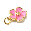 Rack Plating Brass Enamel Charms KK-O142-56G-04-3
