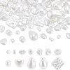 12 Sets 12 Styles ABS Plastic Imitation Pearl Beads FIND-AR0005-25-1