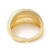 Rack Plating Brass Blank Dome Open Cuff Rings RJEW-E290-02G-3