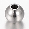 (Same Sku: STAS-N090-JA719-5)Round 304 Stainless Steel Beads STAS-L143-04-2