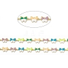 Enamel Butterfly Link Chains CHC-F015-01G-1