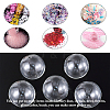 Handmade Two Holes Blown Glass Globe Beads BLOW-TA0001-02B-7