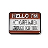 Caffee Theme Alloy Enamel Pins JEWB-Z025-01A-1