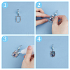 2 Sets Alloy Painting Frame Pendant Decorations FIND-UN0002-04-5
