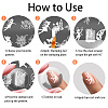Stainless Steel DIY Nail Art Templates MRMJ-WH0098-015-7