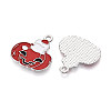 Halloween Theme Alloy and Enamel Pendants ENAM-T021-31J-01P-2