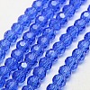 Glass Beads Strands EGLA-J042-8mm-02-1