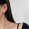925 Sterling Silver Micro Pave Cubic Zirconia Earrings EJEW-Q804-03G-4