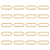 Unicraftale 20Pcs 304 Stainless Steel Linking Rings STAS-UN0051-15-1