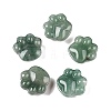 Natural Green Aventurine Cat Paw Print Figurines DJEW-N003-03H-1