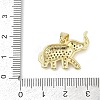 Brass Micro Pave Cubic Zirconia Pendants KK-D317-130G-3