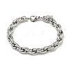 201 Stainless Steel Rope Chain Bracelets STAS-Z056-14P-1